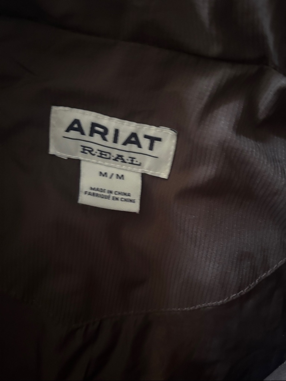 Ariat Women’s Brown Aztec Patterned Puffer Jacket - Picture 3 of 6